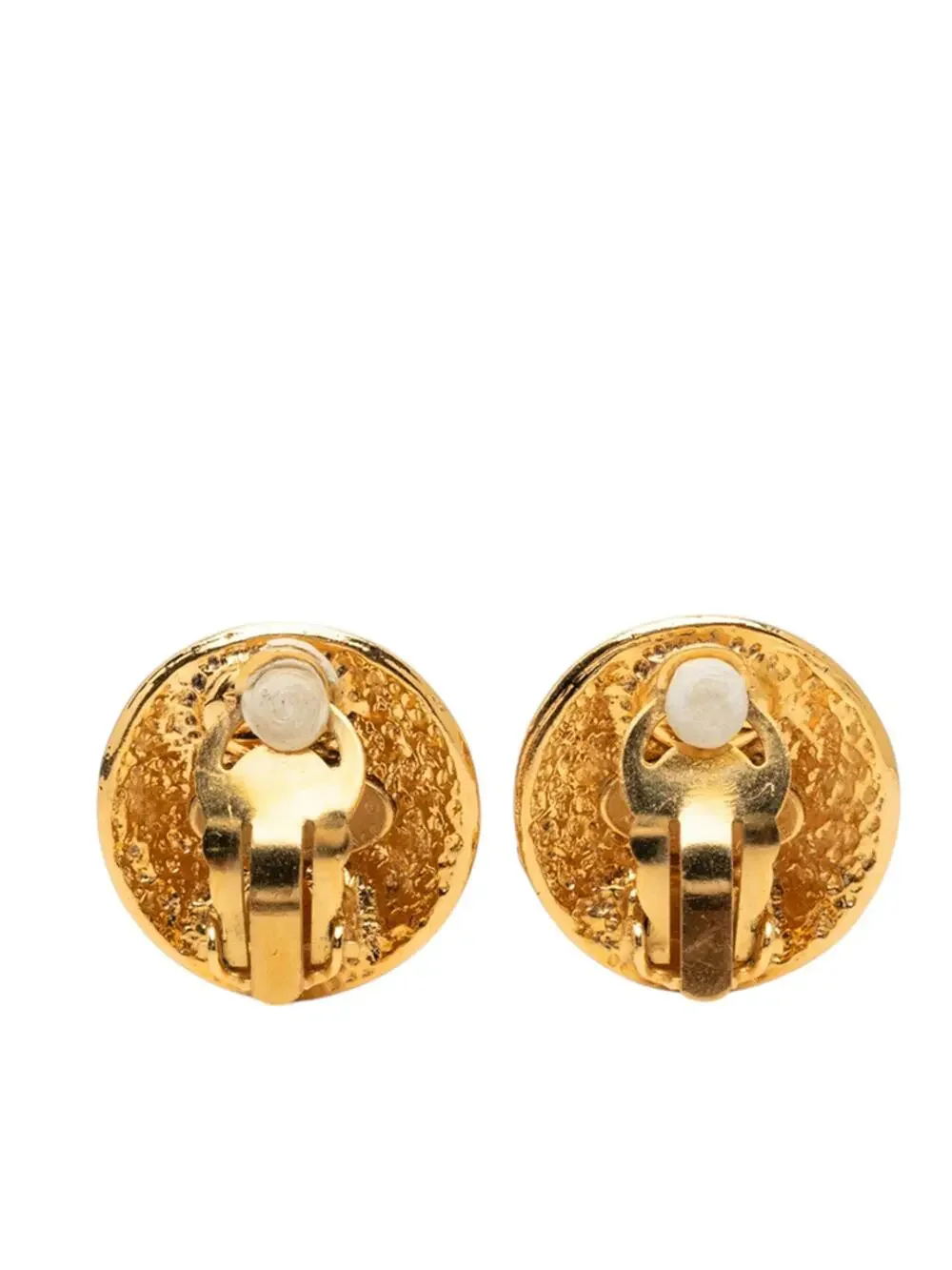 Chanel Cc Logo Clip-On Earrings Metal #287910C66B